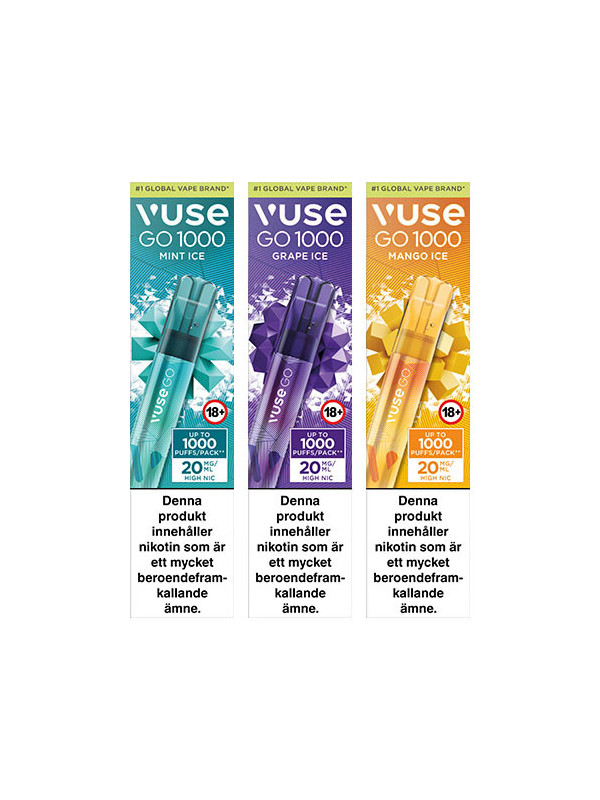 VUSE GO PEN 1000 - engngsvape med 20 mg nicsalt | cigge.se VUSE GO PEN 1000 - engngsvape med 20 mg nicsalt | cigge.se
