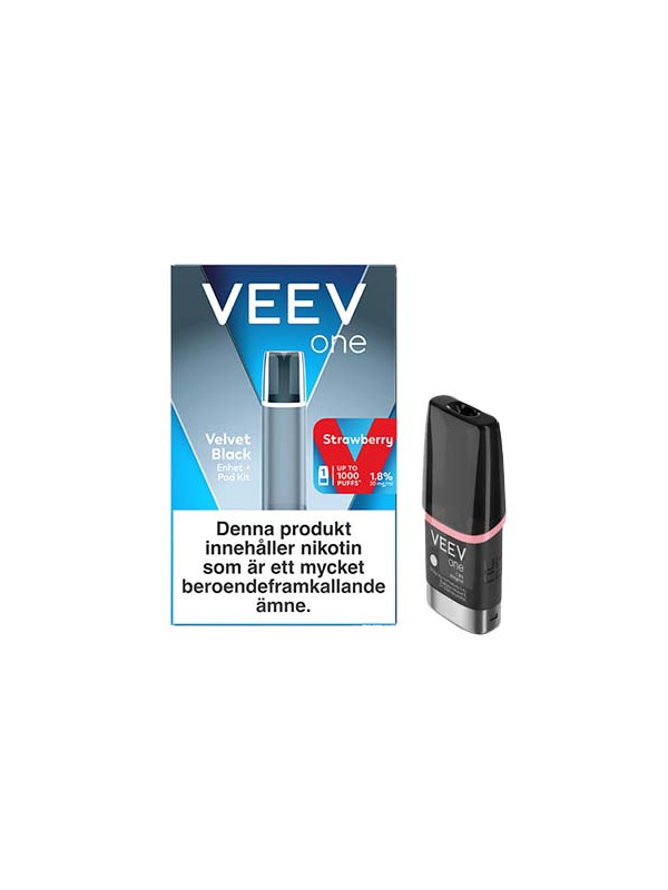 VEEV One Velvet Black Device + Strawberry & Watermelon Pod VEEV One Velvet Black Device + Strawberry & Watermelon Pod