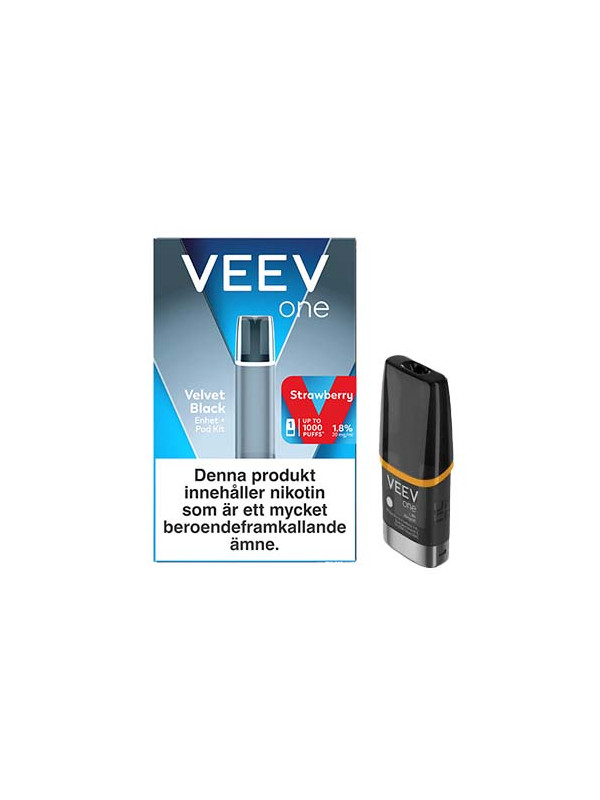 VEEV One Velvet Black Device + Strawberry & Mango Pod VEEV One Velvet Black Device + Strawberry & Mango Pod