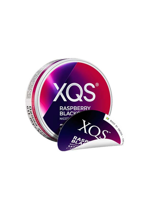 Xqsnicotinepouches Xqsnicotinepouches Xqs Raspberry Blackcurrant Strong - nikotinpåsar