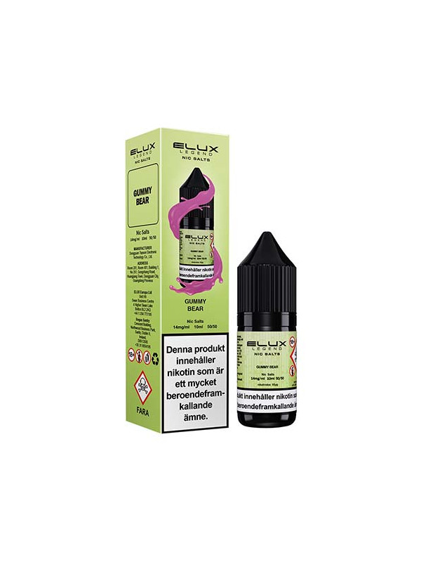 gummy bear elux liquid Elux Legends Nikotinsalt