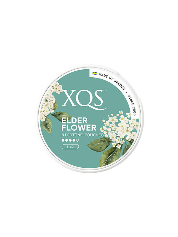 Xqsnicotinepouches Xqsnicotinepouches Xqs Elderflower Strong - nikotinpåsar