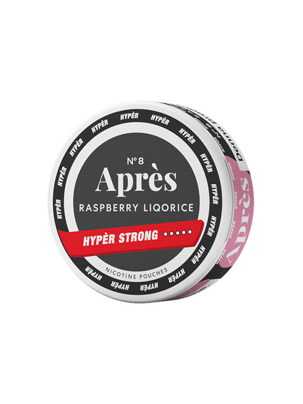 Apres Après No.8 Raspberry Liqorice Hypar Strong Strong - nikotinpåsar